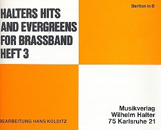 Halters Hits and Evergreens Band 3 fr Blasorchester Bariton in B