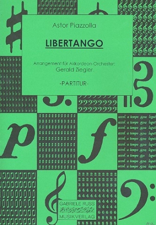 Libertango fr Akkordeonorchester Partitur