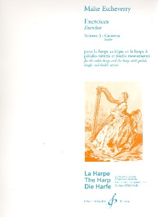 Exercises vol.3 gammes pour la harpe celtique et la harpe sans pedales