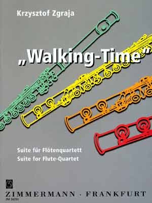 Walking-Time Suite  fr 4 Flten Partitur und Stimmen