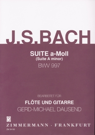 Suite a-Moll BWV997 fr Flte und Gitarre