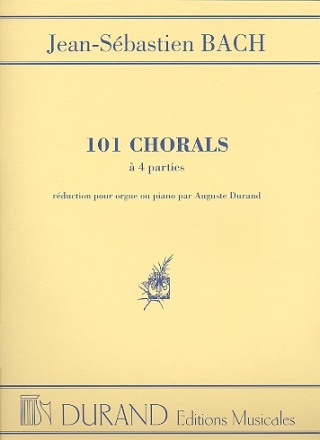 101 chorals a 4 parties pour orgue ou piano