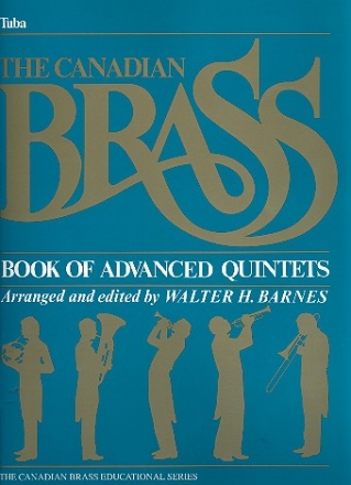 The Canadian Brass Book of advanced Quintets tuba