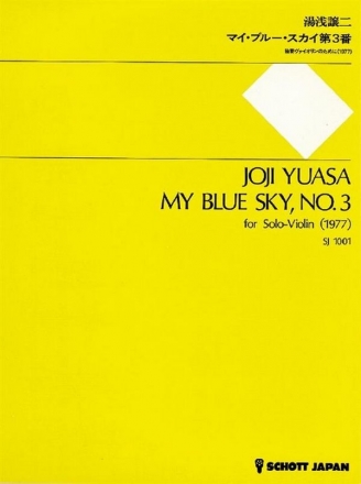 MY BLUE SKY NO.3 FOR SOLO VIOLIN (1977)