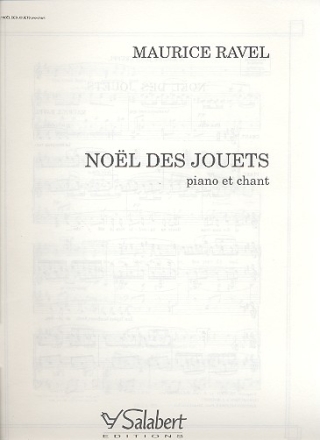 Noel de jouets pour chant et piano