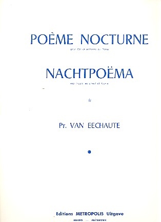 Pome nocturne pour cor en fa et orchestre pour cor et piano