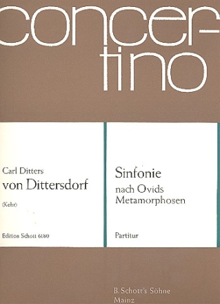 Sinfonie nach Ovids Metamorphosen fr Orchester Partitur