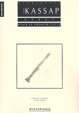 Debut pice pour le premier cycle pour clarinette