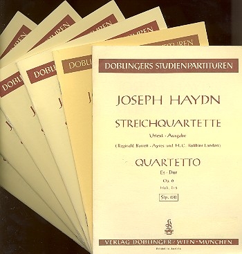 Streichquartette op.0 und op.1,1 bis op.1,6  Studienpartituren-Set