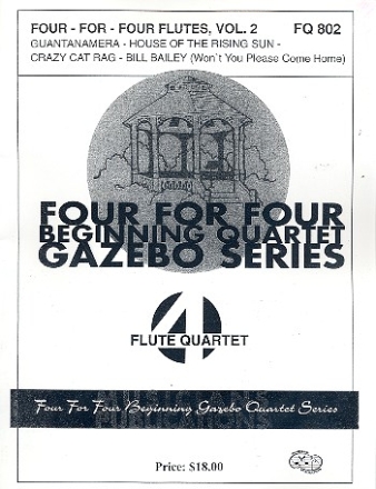 Four for four Flutes vol.2 for 4 flutes score and parts