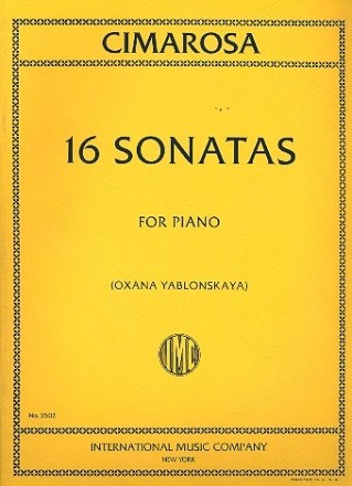 16 Sonatas for piano