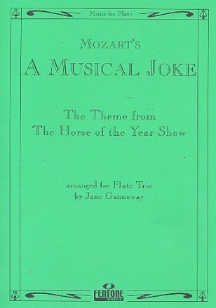 A musical Joke KV522 for 3 flutes 3 scores