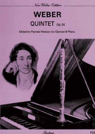 Quintet op.34 for clarinet and strings clarinet and piano