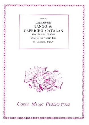 Tango and capricho catalan for 3 guitars score and parts