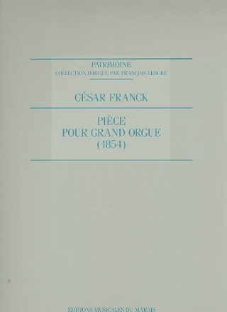 Pice (1854) pour grand orgue