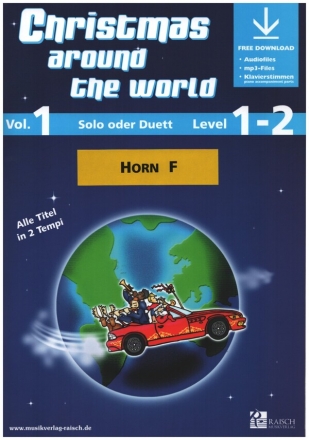 Christmas around the World vol.1 (+Online Audio) fr 1-2 Hrner in F