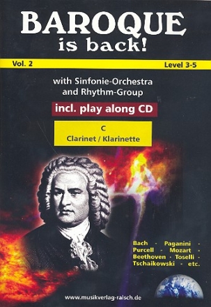 Baroque is back vol.2 (+CD) fr 1-2 Klarinetten in C