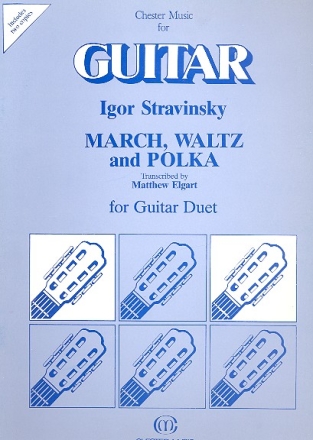 MARCH WALTZ AND POLKA FOR GUITAR DUET 2SCORES