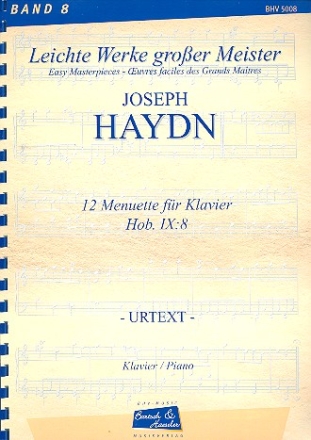 12 Menuette Hob.IX:8 fr Klavier