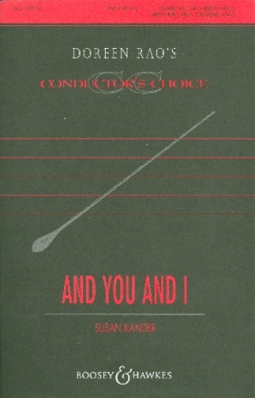 And You and I fr Sopran, Kinderchor, gemischter Chor (SATB), Violine, Kontrabass un Chorpartitur