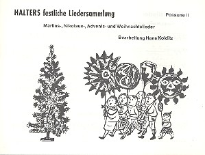 Halters festliche Liedersammlung fr Blasorchester Posaune 2 in C