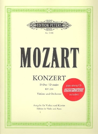 Konzert D-Dur KV218 fr Violine und Orchester (+CD) fr Violine und Klavier