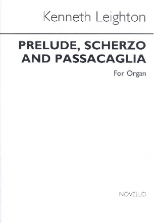 Prelude, Scherzo and Passacaglia for organ