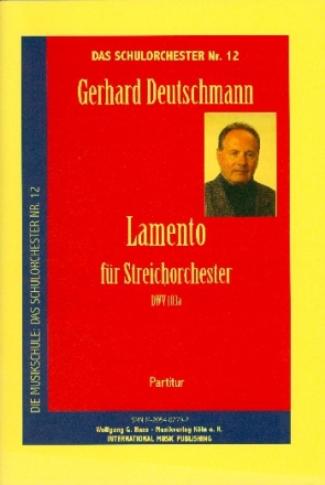 LAMENTO DWV103A FUER STREICH- ORCHESTER ODER -QUARTETT