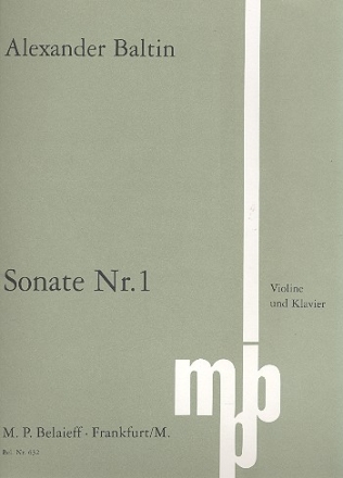 Sonate Nr.1 fr Violine und Klavier