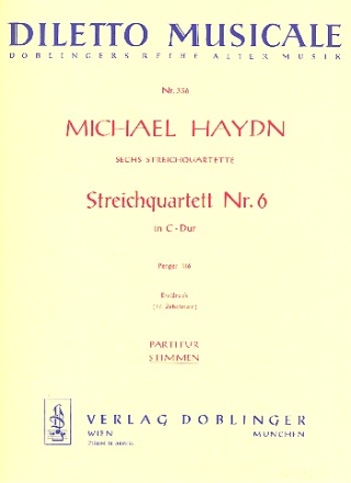 STREICHQUARTETT C-DUR NR.6 STIMMEN