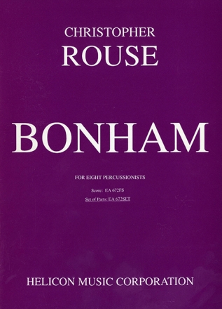 Bonham for 8 percussionists score + parts