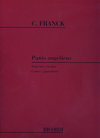 Panis angelicus per soprano (tenore) e pianoforte