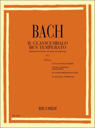 Il clavicembalo ben temperato vol.1 per pianoforte