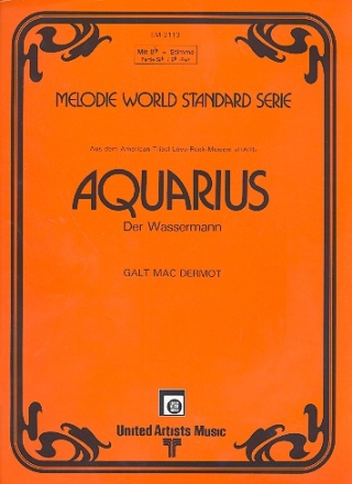 Aquarius: Einzelausgabe Gesang und Klavier