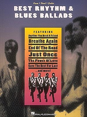 BEST RHYTHM AND BLUES BALLADS: SONGBOOK PIANO/VOCAL/GUITAR