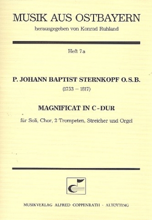 Magnificat C-Dur fr Soli, gem Chor, 2 Trompeten, Streicher und Orgel Partitur