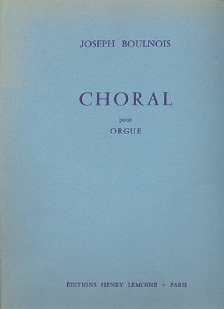 Choral  pour orgue