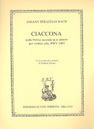 Ciaccona della partita seconda BWV1004 per violino solo per chitarra