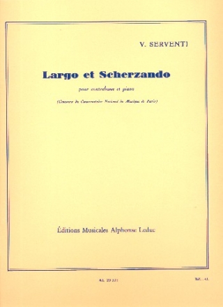 Largo et scherzando pour contrebasse et piano