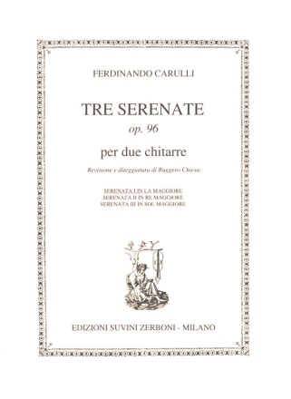 Serenata la maggiore op.96,1 per 2 chitarre