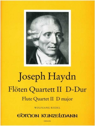 Quartett D-Dur Nr.2 fr Flte, Violine, Viola und Violoncello Stimmen