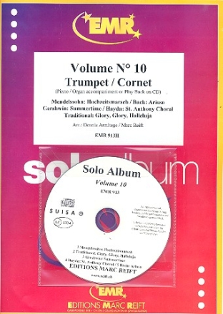 Solo-Album Band 10 (+CD) fr Trompete (Horn) in B/C und Klavier (Orgel)