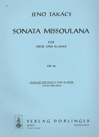 Sonata missoulana op.66 fr Fagott und Klavier