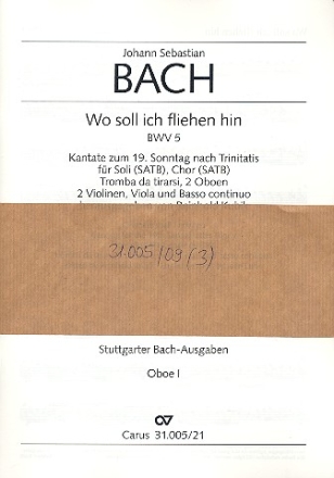 Wo soll ich fliehen hin Kantate Nr.5 BWV5 Harmonie