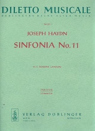 Sinfonie Es-Dur Nr.11 Hob.I:11 fr Orchester Partitur