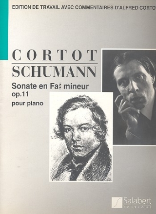 Sonate fa#mineur op:11 pour piano cortot, a., ed.