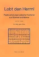 Lobt den Herrn Psalm-Vertonungen fr gem chor a cappella,  Partitur