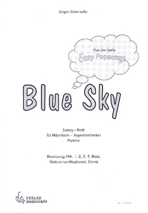 Blue Sky fr Akkordeonorchester Partitur