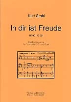 In dir ist Freude 3 Konzertstze fr Trompete (B/C) und Orgel