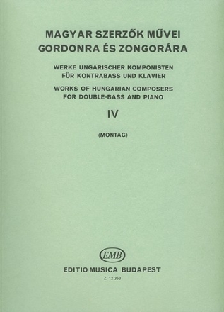 Werke ungarischer Komponisten Band 4 fr Kontraba und Klavier
